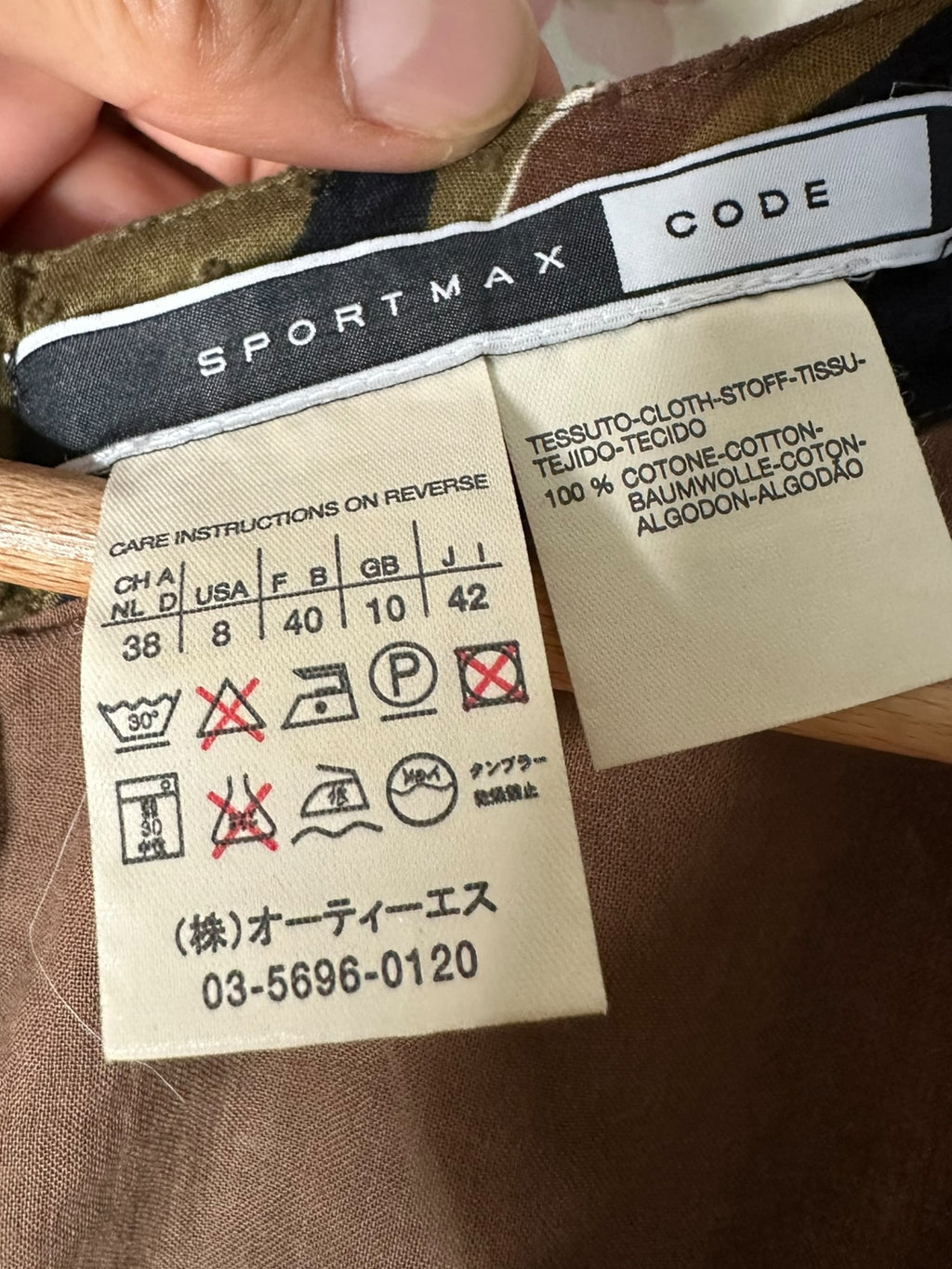 Sportmax abito in cotone — foto 7