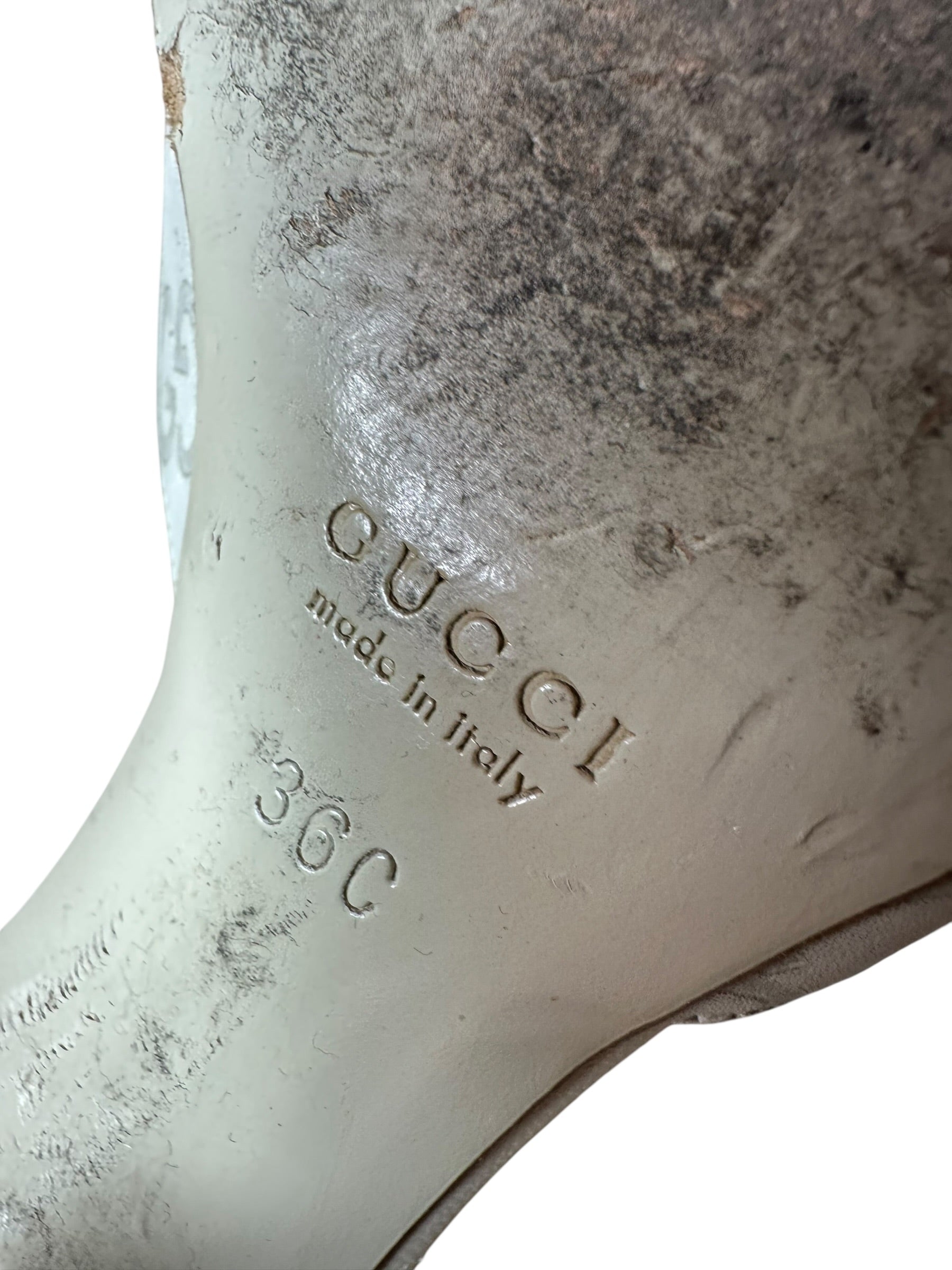 Gucci sandalo vintage in pelle — foto 10