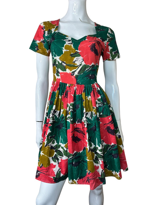 Abito vintage floreale