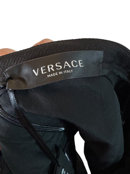 Versace gonna nera svasata