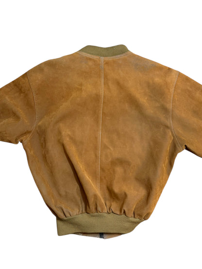 Giacca vintage Antica Bottega marrone bomber Made in Italy XXL — foto 5