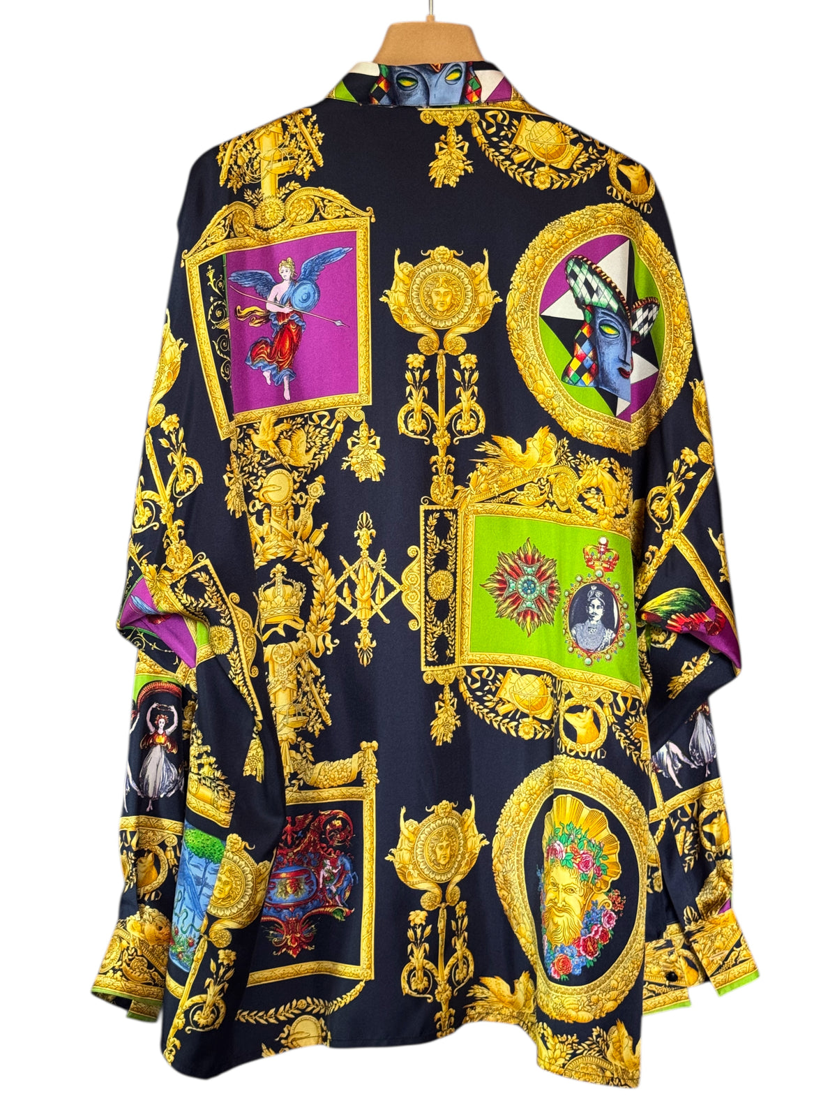 Camicia vintage Istante by Gianni Versace - Multicolor Barocco, Taglia 50 — foto 4