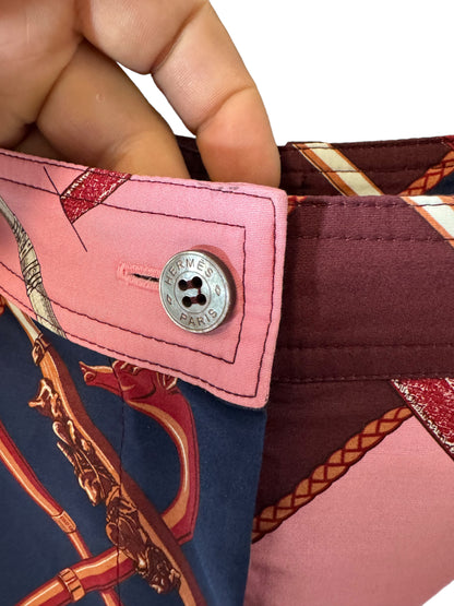 Hermès pantaloni a gamba larga in cotone (44)