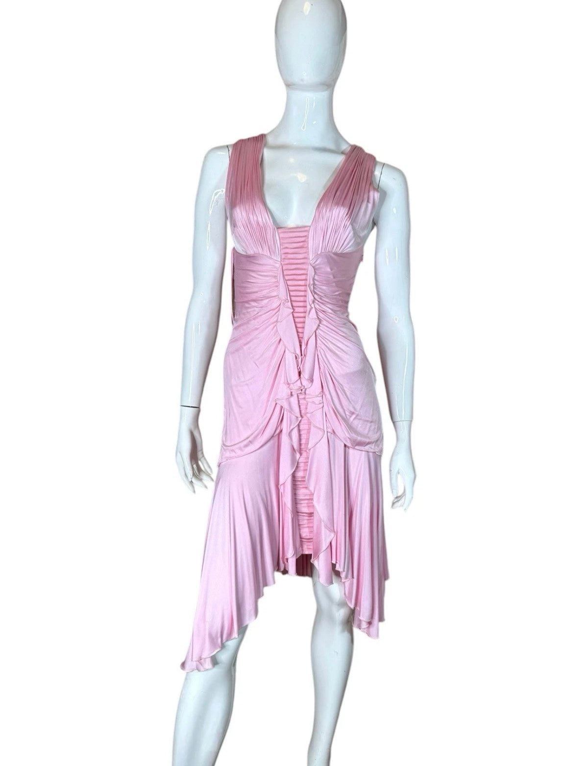 Versace SS2006 Abito Rosa Indossato da Madonna - Raro, Iconico, Taglia 44. — foto 3