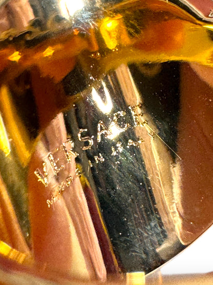 Anello Versace Medusa Chain Gold Tone Made in Italy Taglia 15 — foto 6