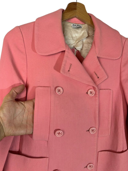 Miu Miu cappotto rosa (XS)