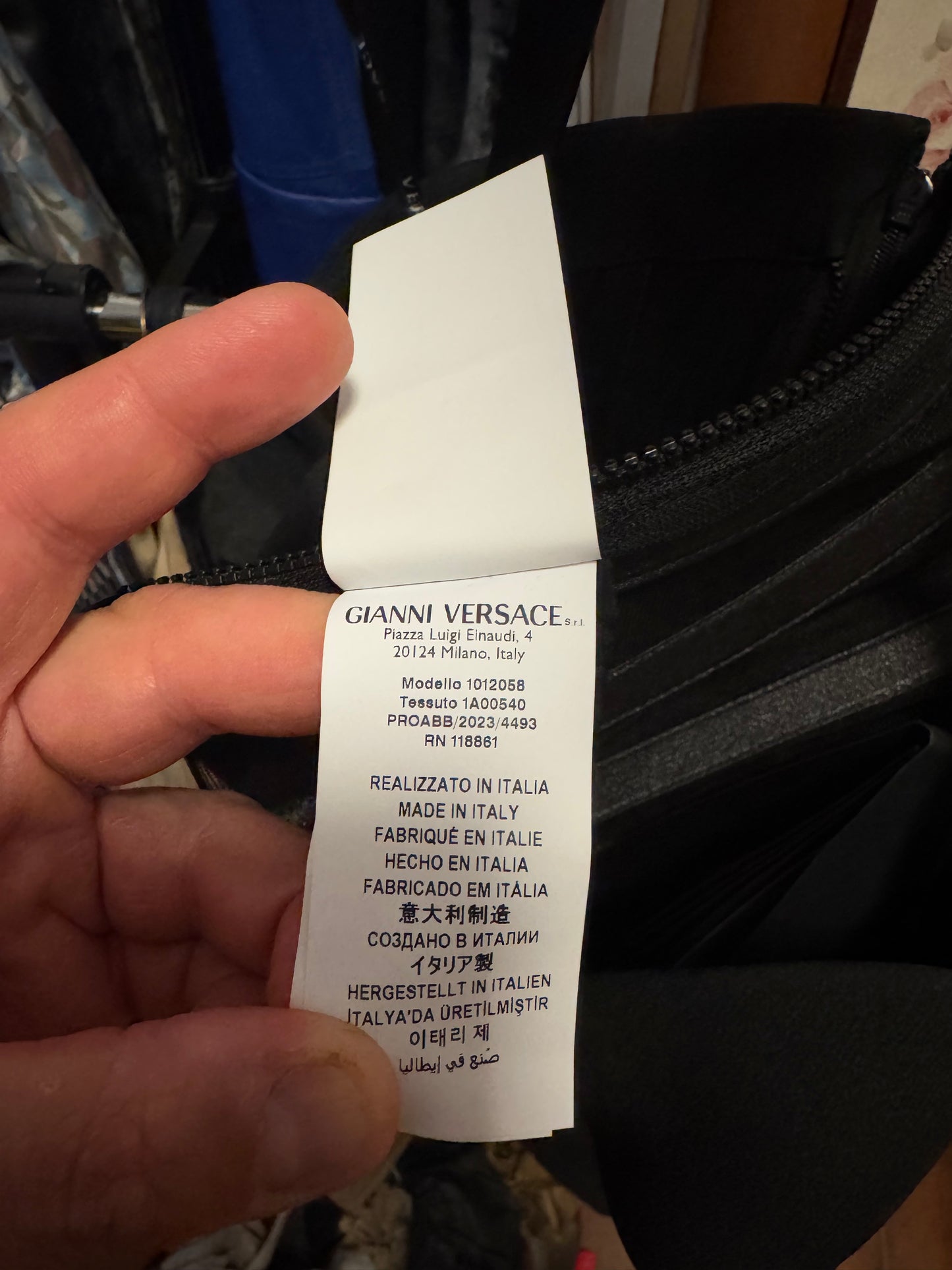 Vestito midi Versace Medusa ’95 originale nero taglia 44 IT - Made in Italy