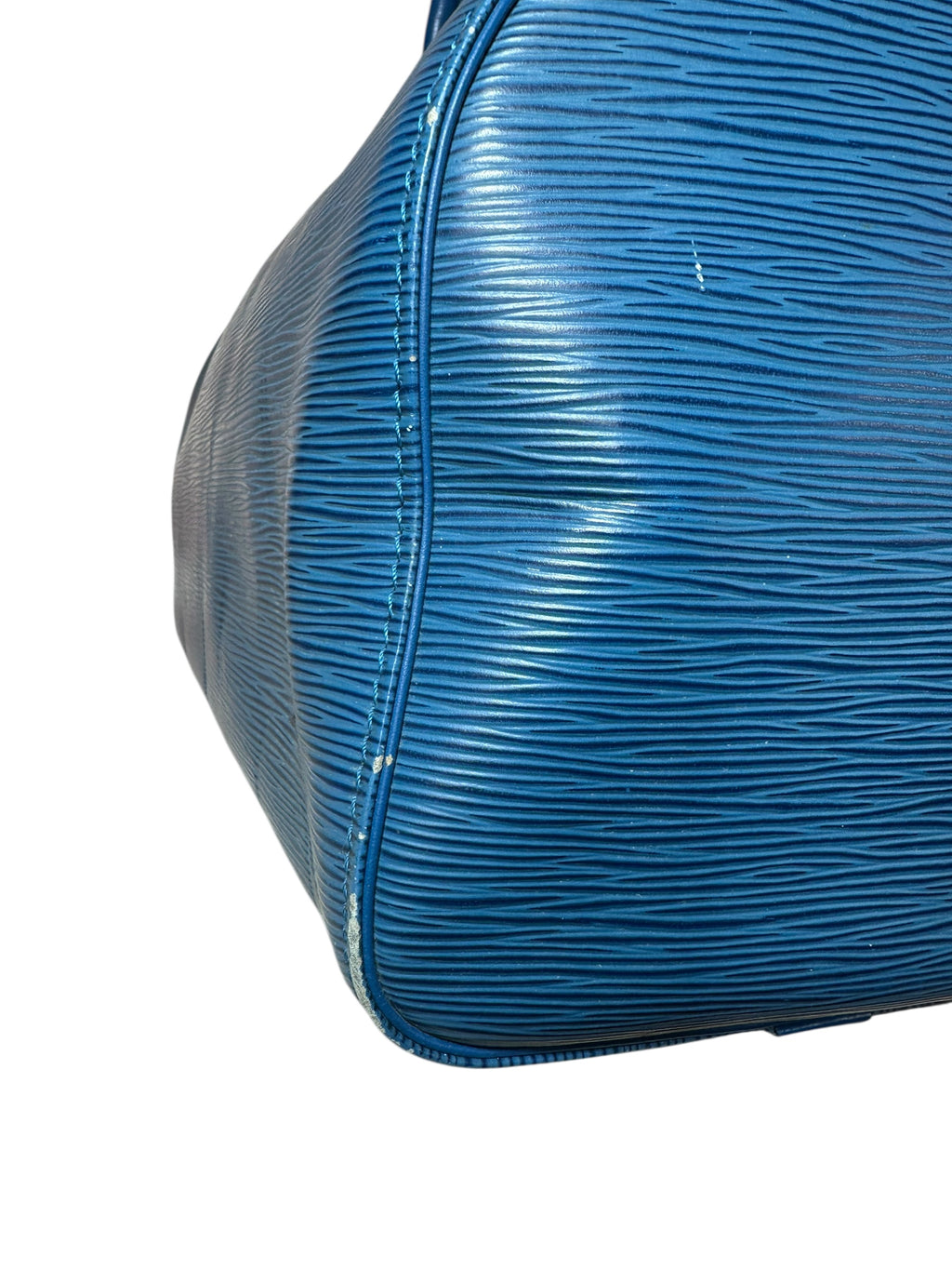 Louis Vuitton borsa speedy in pelle epi blu — foto 11