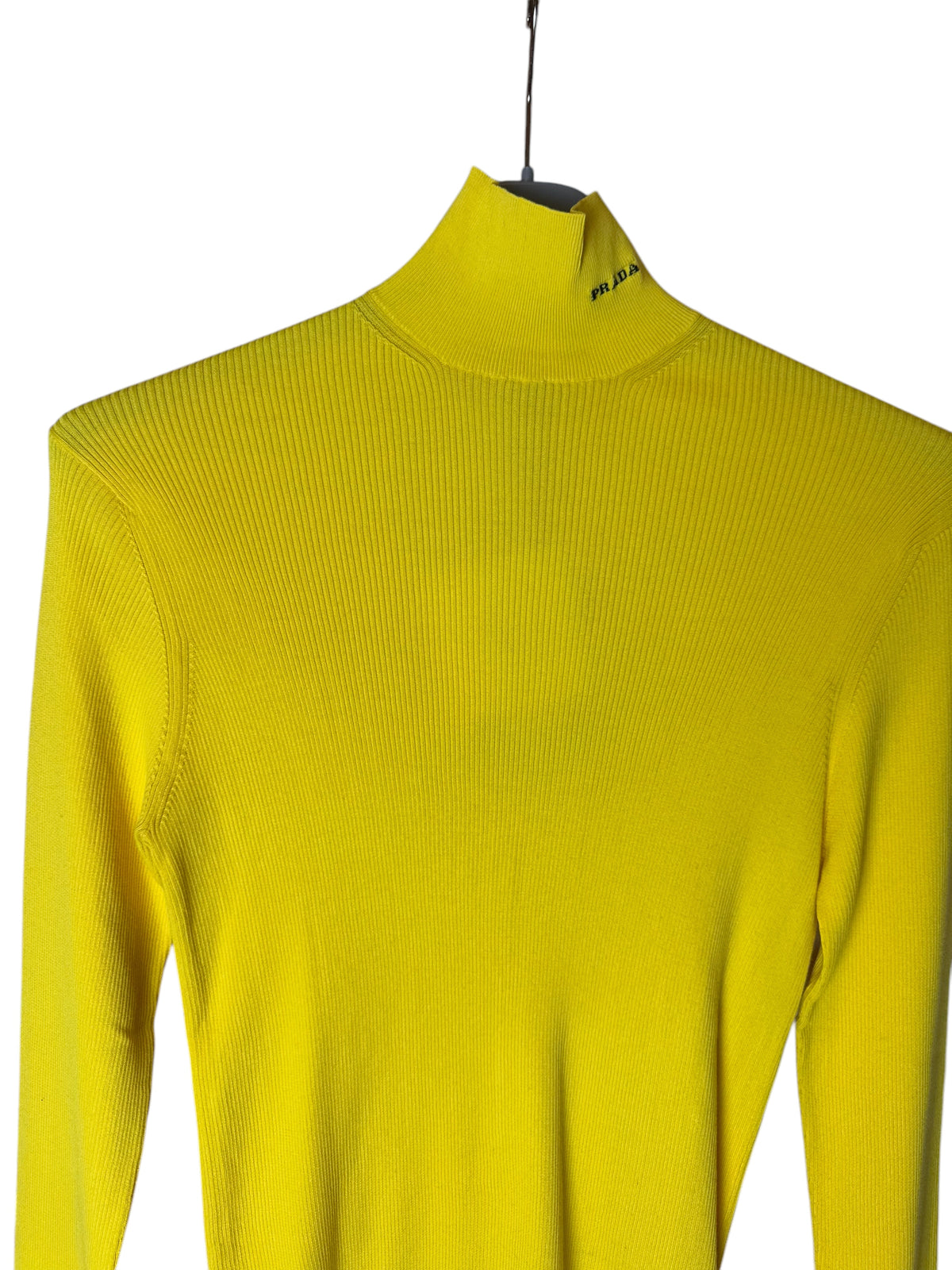 Maglia Dolcevita Prada in Maglia Gialla — foto 3