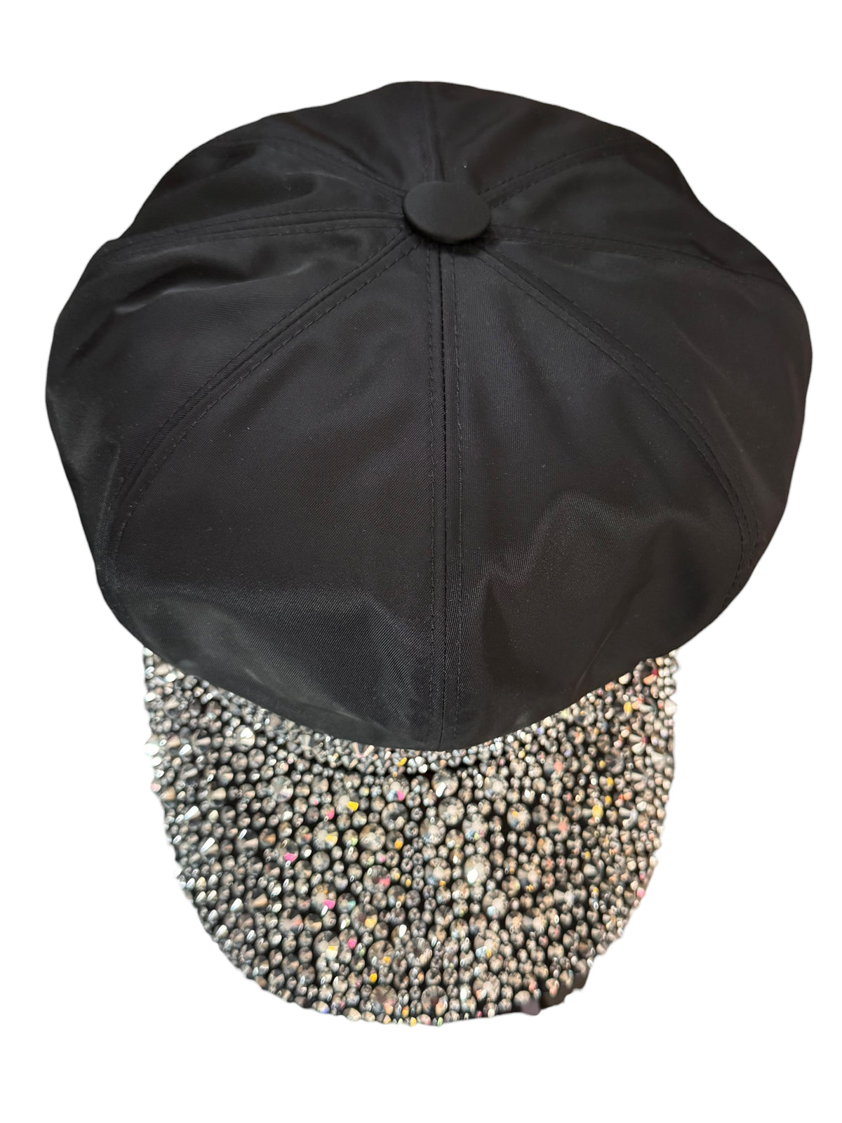 Prada Re-Nylon basco nero con cristalli — foto 2