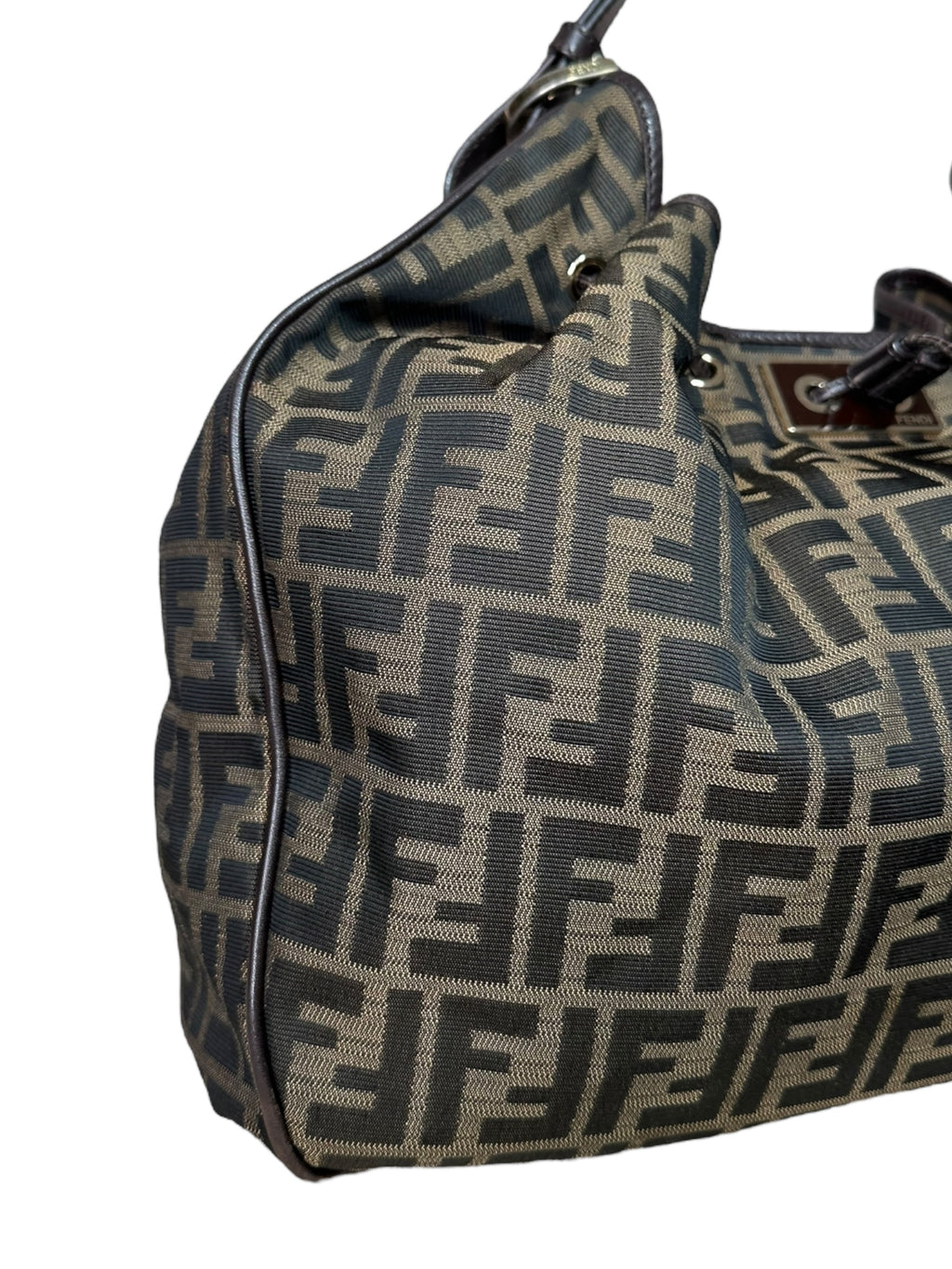 Fendi borsa hobo vintage in tela FF — foto 3