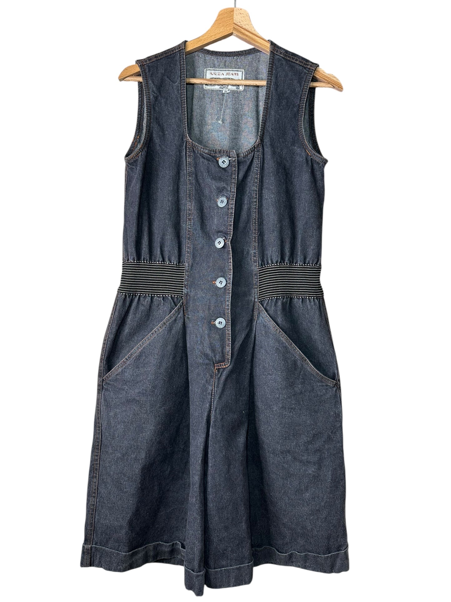 Krizia jeans jumpsuit a shorts (S)