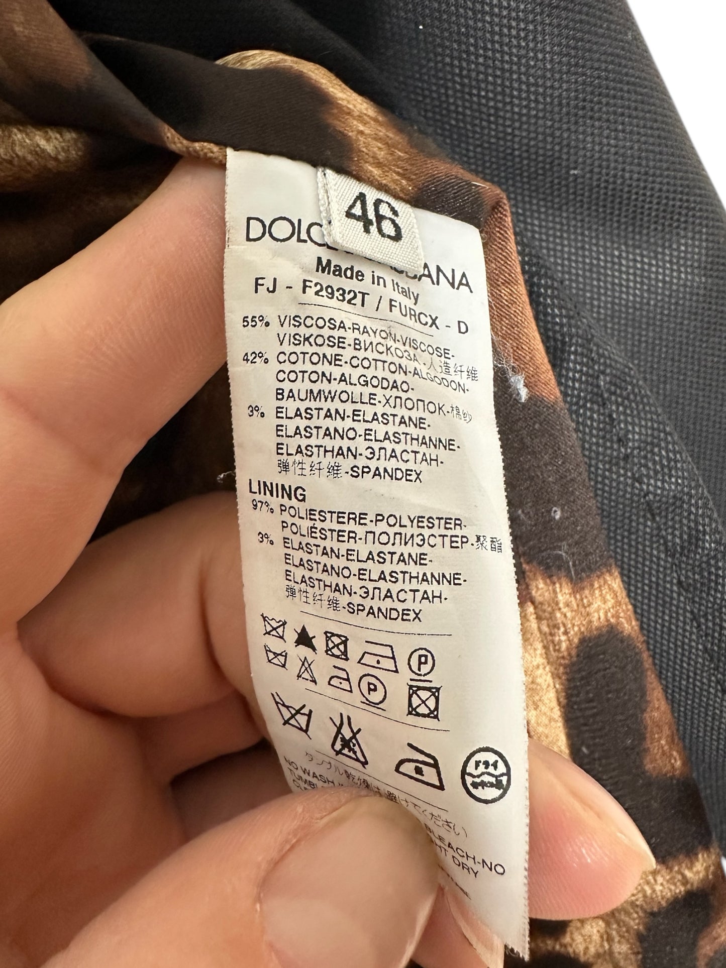 Dolce & Gabbana blazer sciancrato