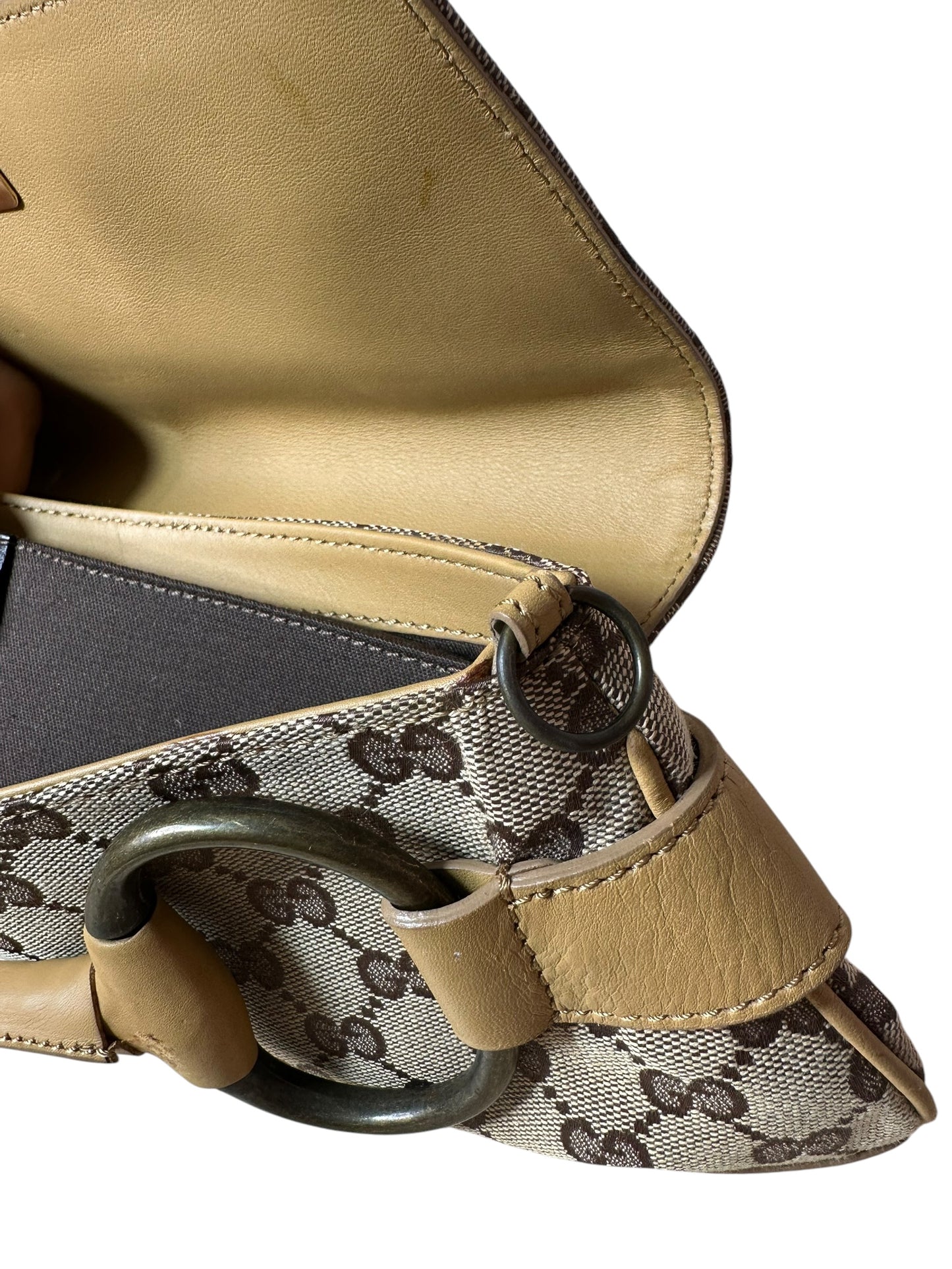 Gucci borsa Horsebit vintage GG
