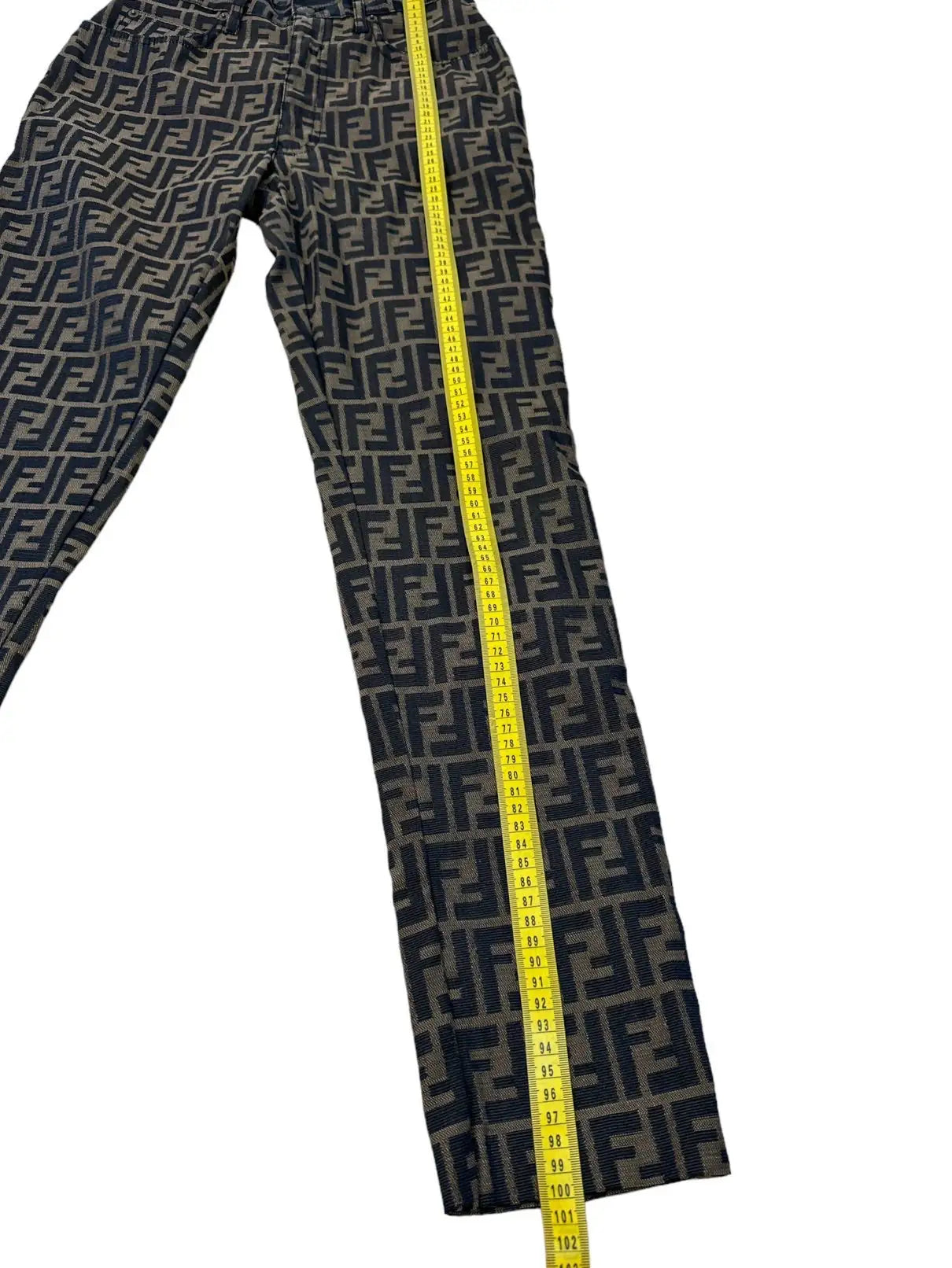 Fendi zucca pantaloni vintage monogram. — foto 8