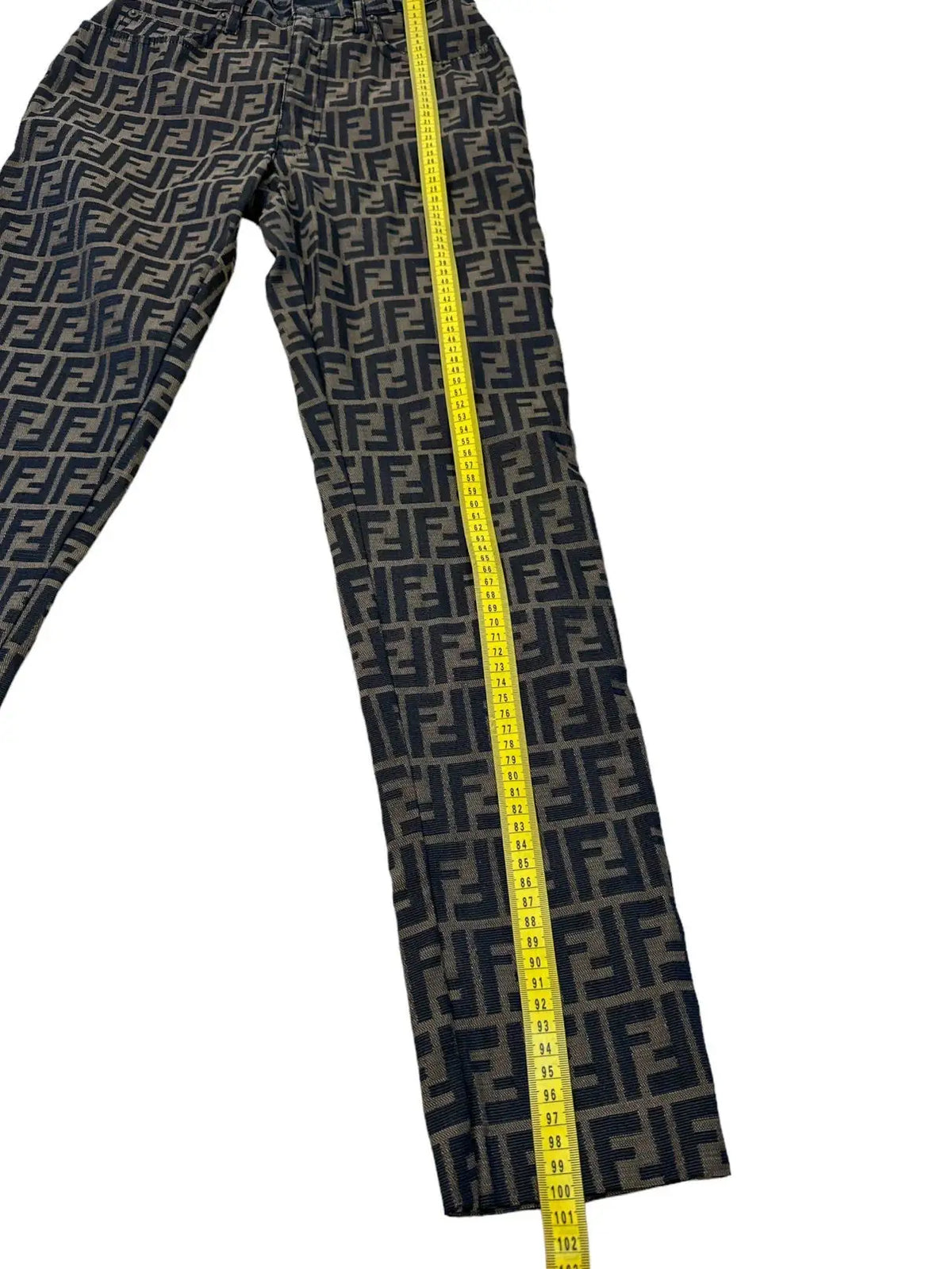 Fendi zucca pantaloni vintage monogram. — foto 8