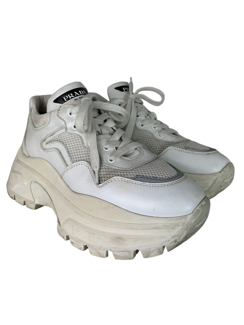Prada sneakers con platform 40