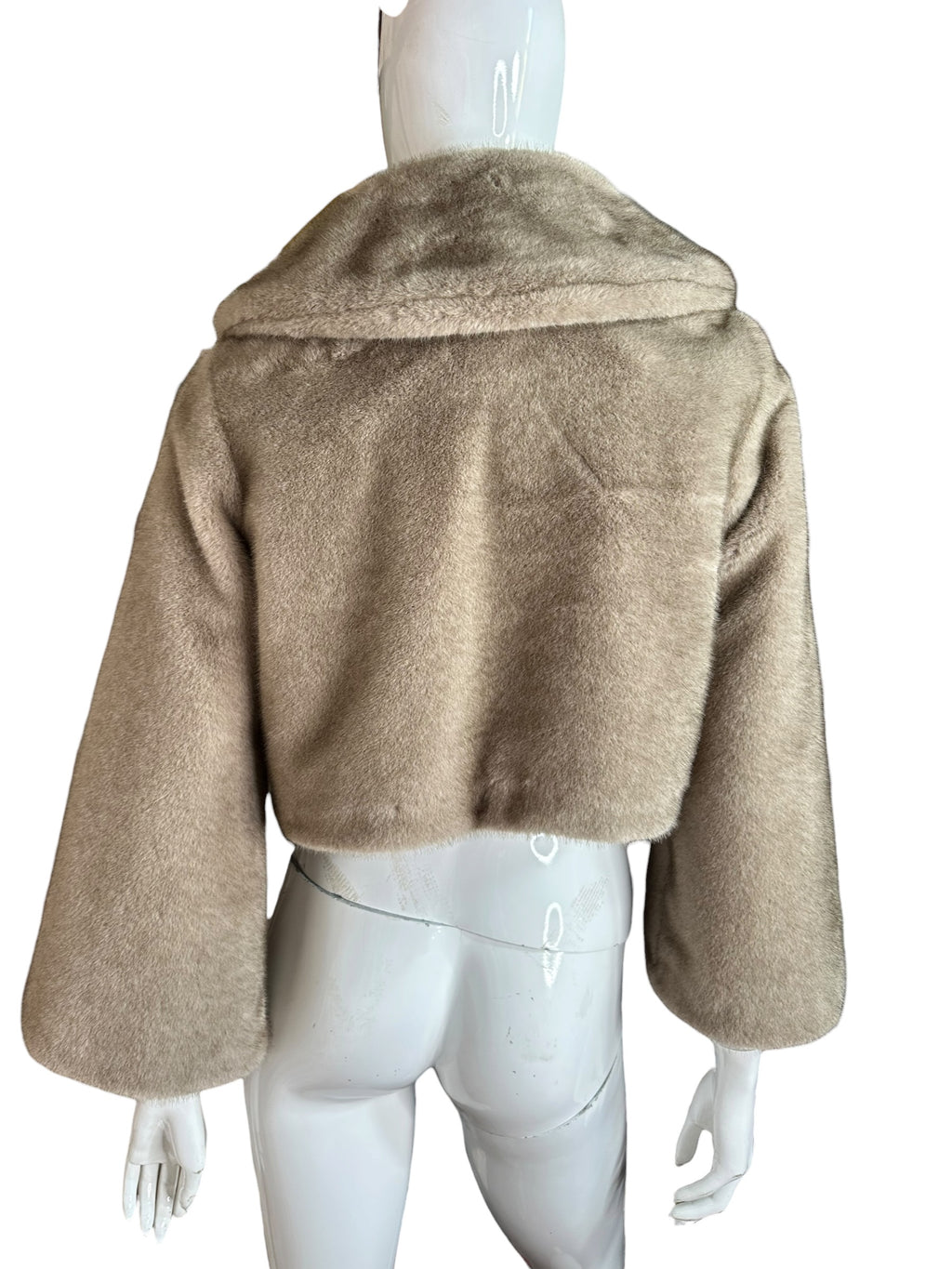 Blumarine ecopelliccia crop (S)