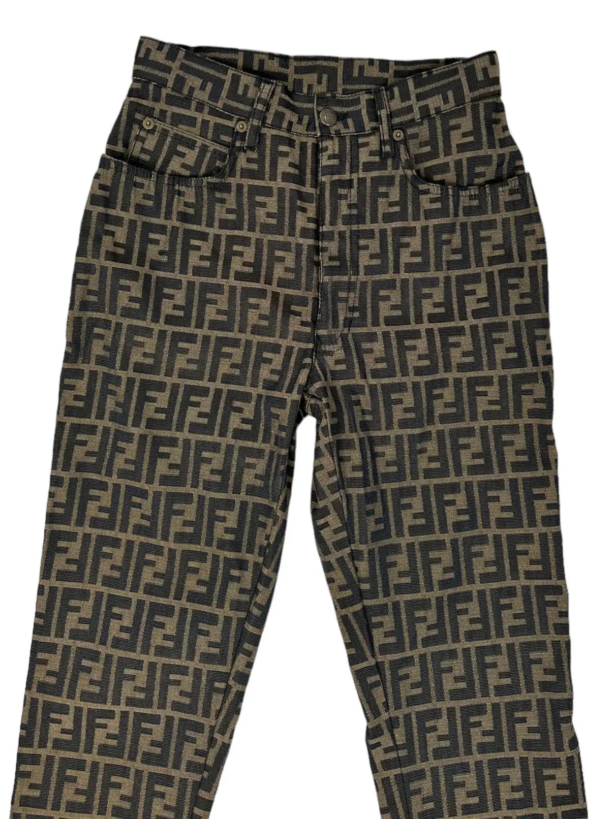 Fendi zucca pantaloni vintage monogram. — foto 2
