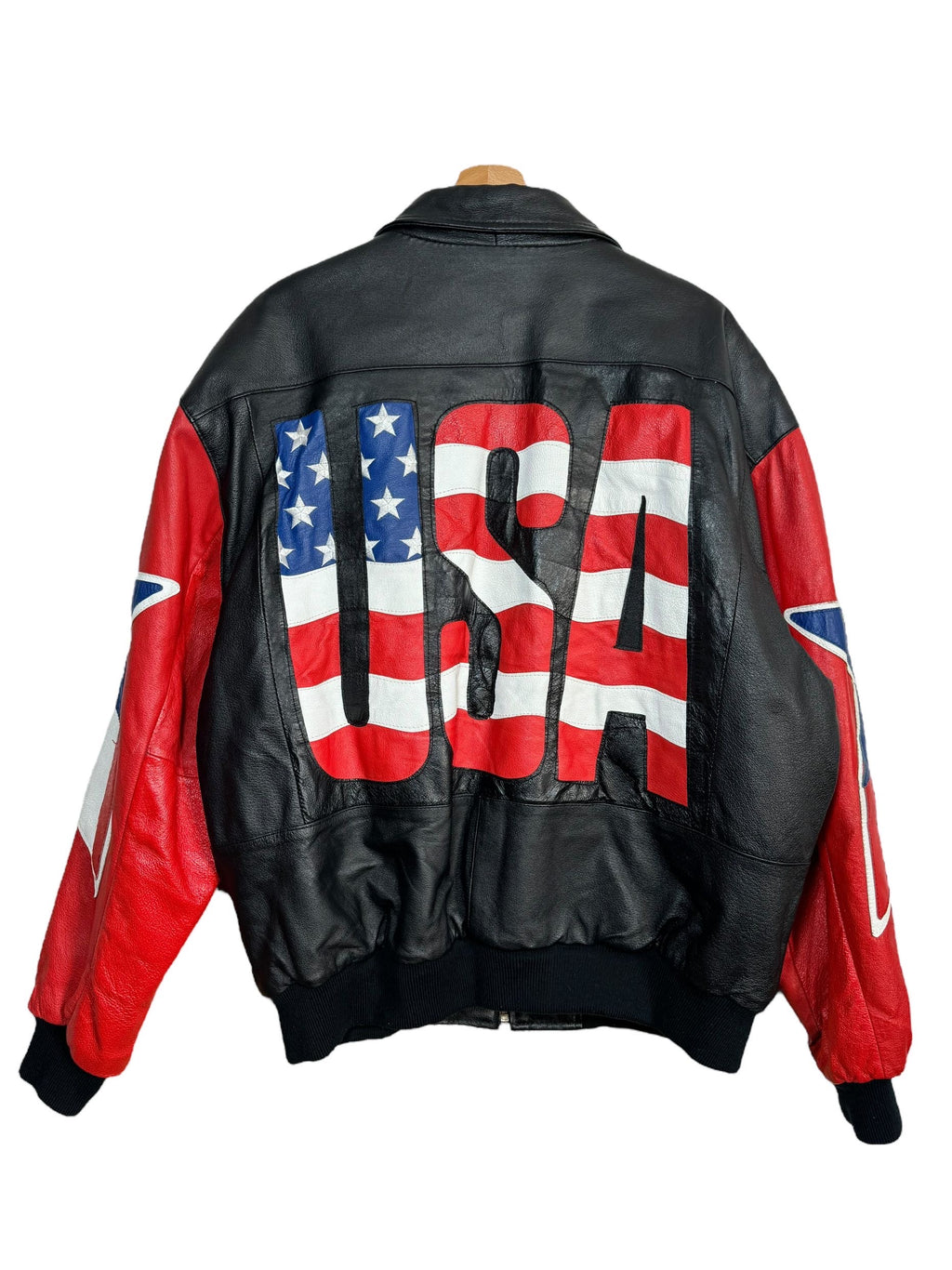 Giacca in pelle vintage Michael Hoban