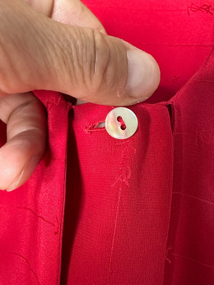 Yves Saint Laurent camicia vintage in seta (M)