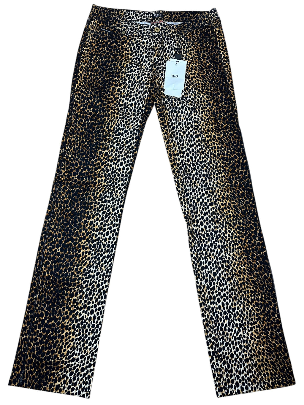 D&G pantalone vintage maculato.