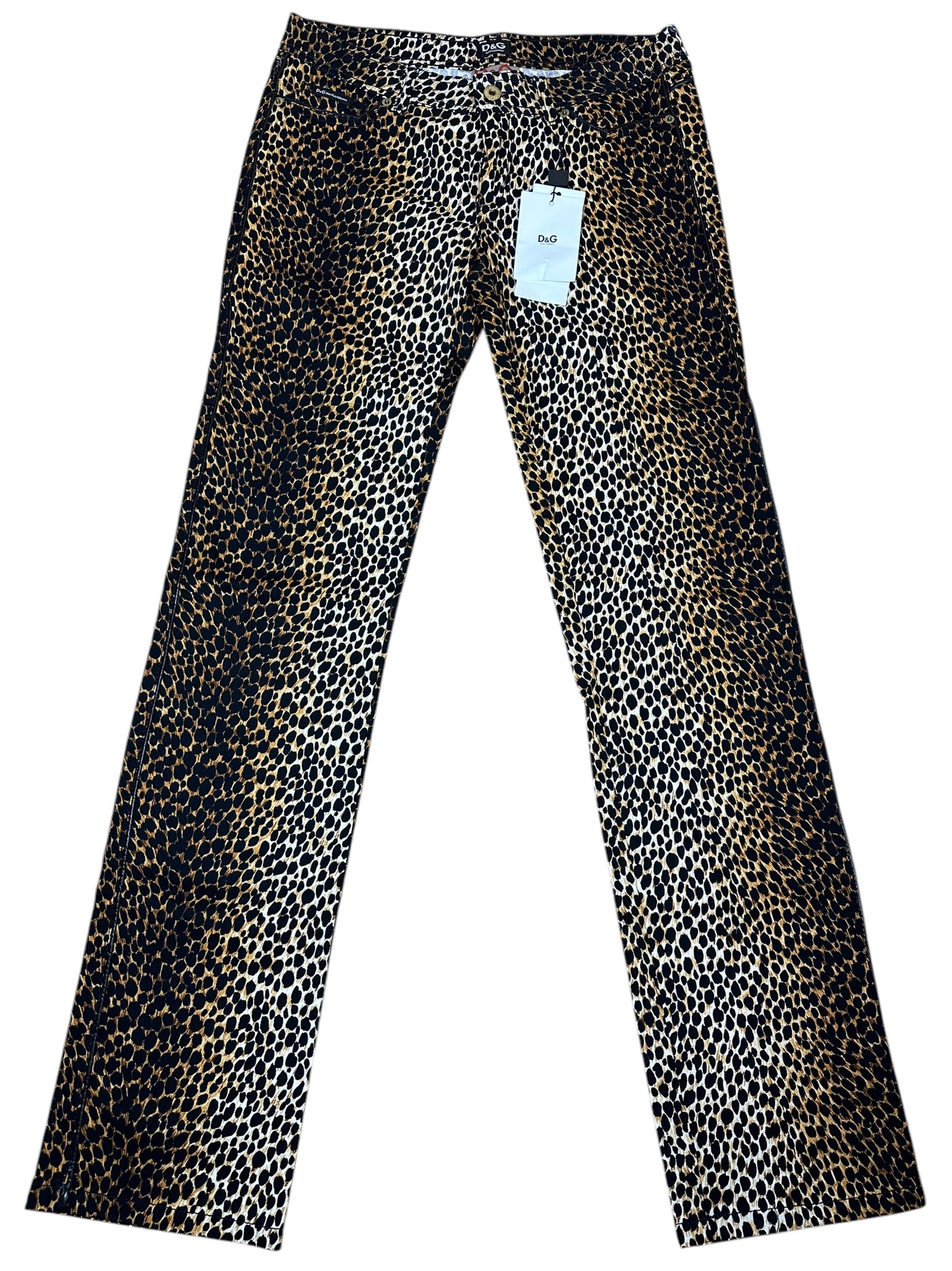 D&G pantalone vintage maculato. (L)