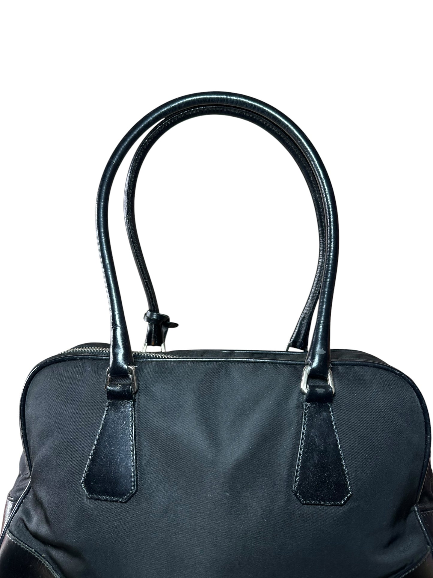 Prada borsa in nylon e pelle — foto 9
