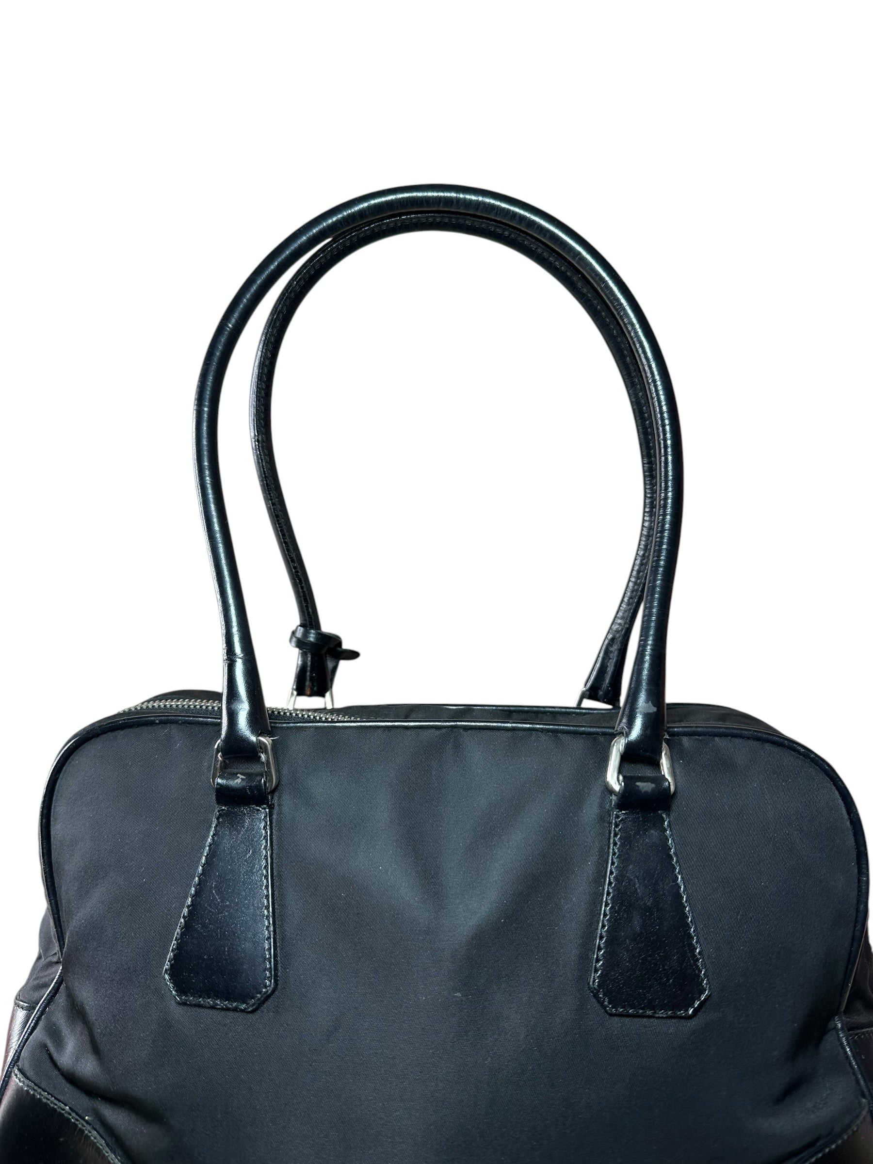 Prada borsa in nylon e pelle — foto 9
