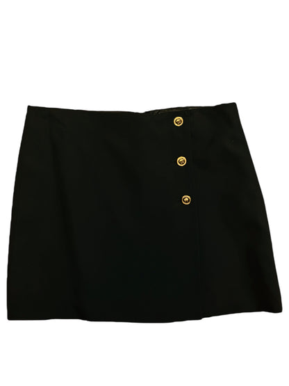 Gonna Versace Nera con Bottoni Oro – Taglia 42 – Made in Italy