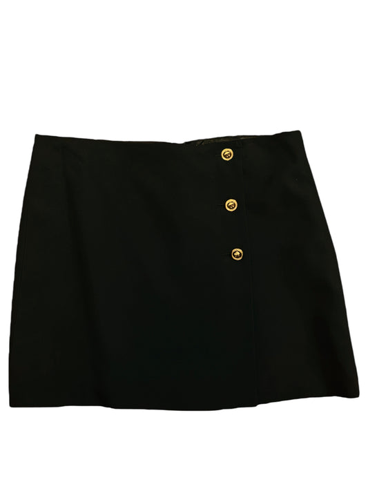 Gonna Versace Nera con Bottoni Oro – Taglia 42 – Made in Italy