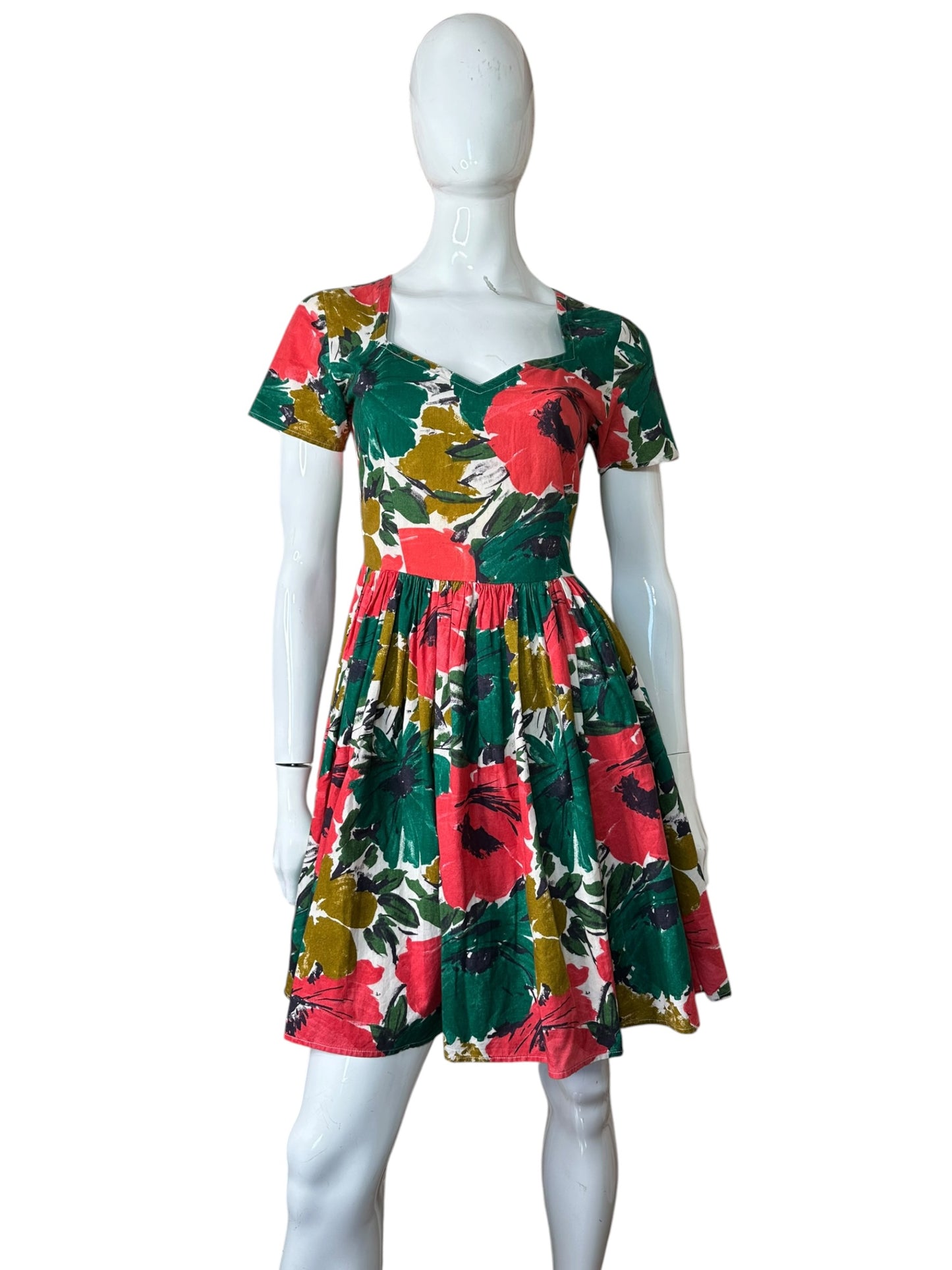 Abito vintage floreale — foto 3