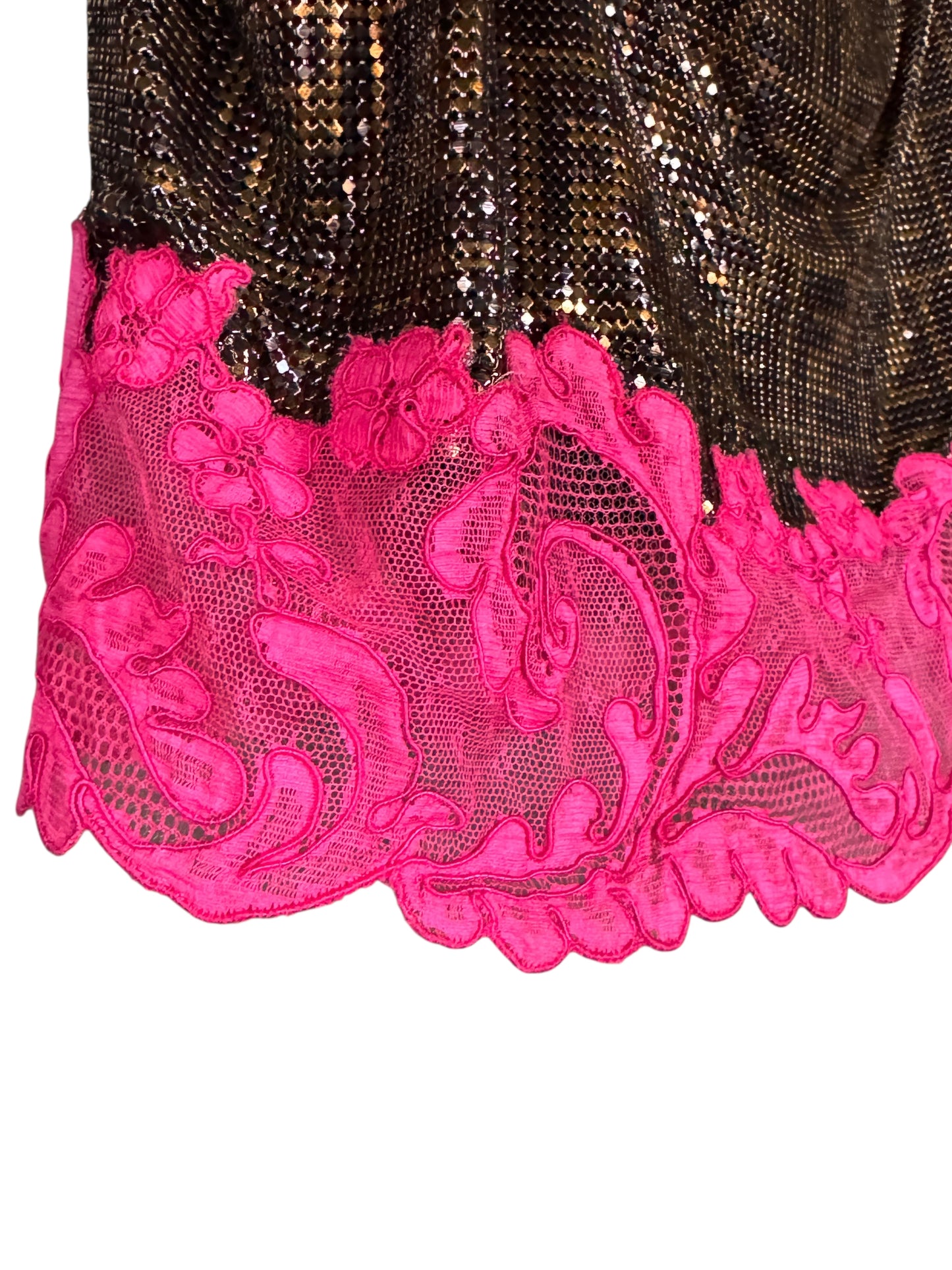 Fendace Top In Maglia Metallica Versace - Fendi