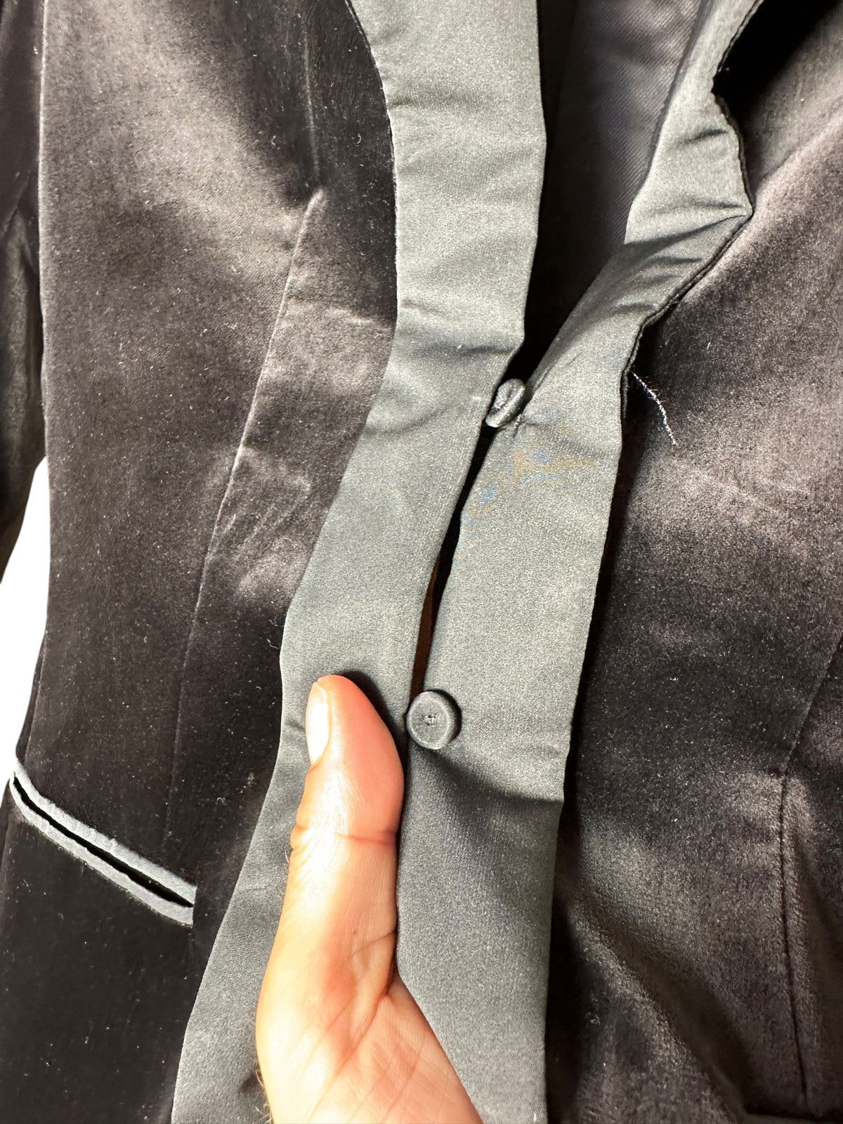 Max Mara blazer in velluto (XS)