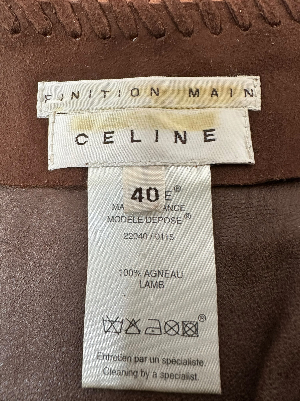 Celine gonna in suede (L)