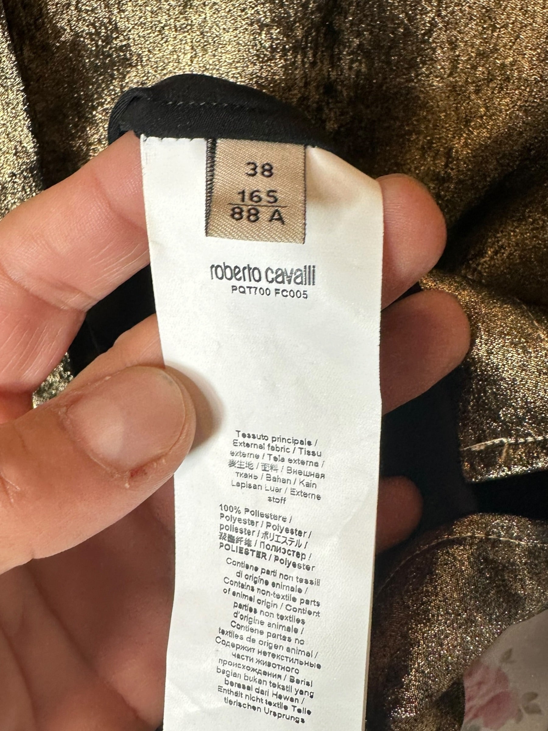 Roberto Cavalli camicia anni 2000s (XS-S) — foto 10