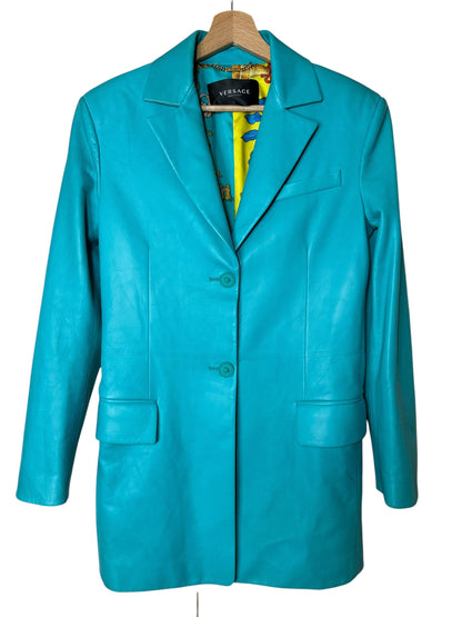 Versace blazer in pelle — foto 12