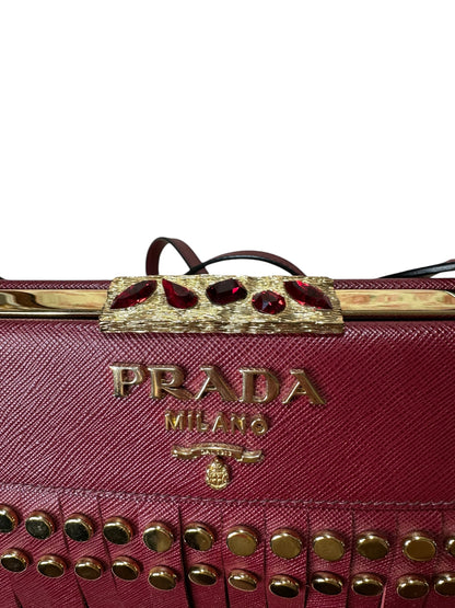 Prada borsa in pelle con frange — foto 5