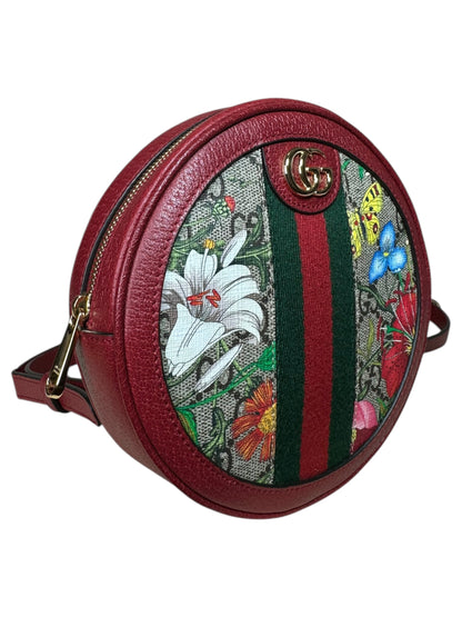 Gucci borsa rotonda in pelle