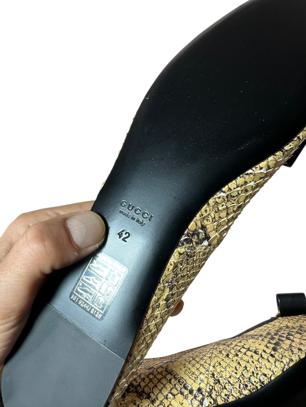 Gucci ballerine in rettile — foto 10