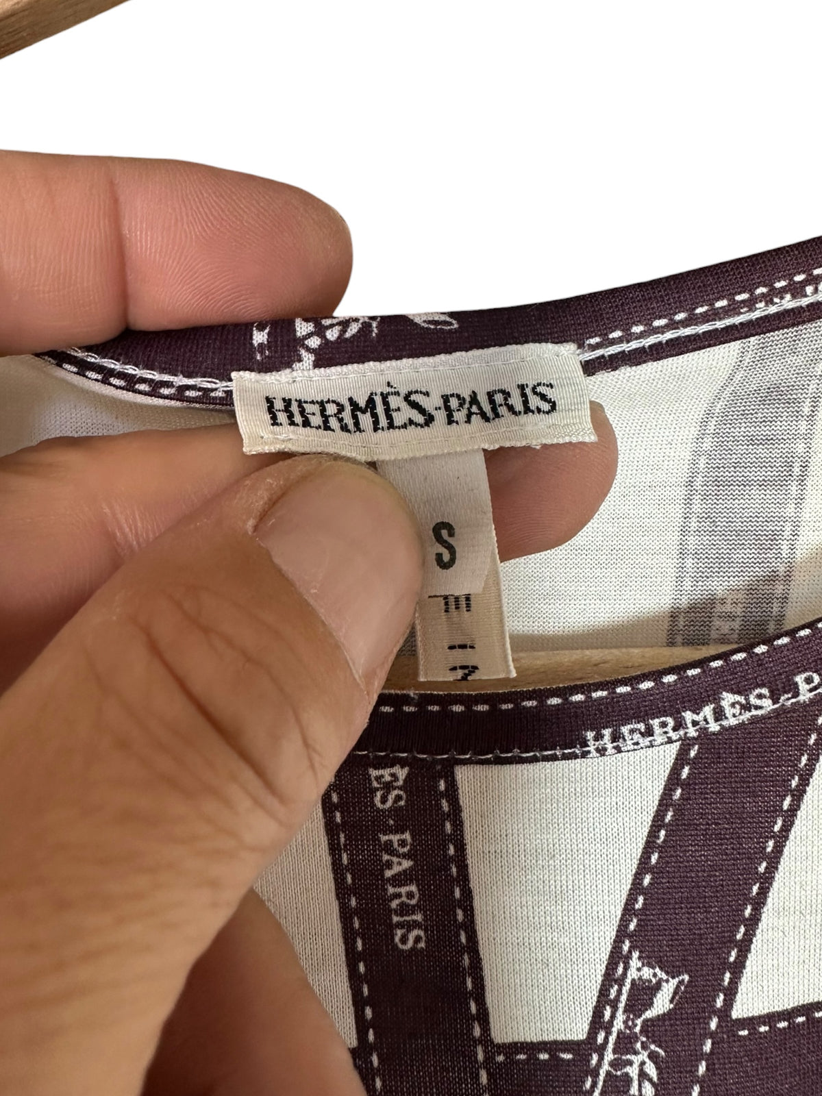 Hermès t-shirt vintage (S)