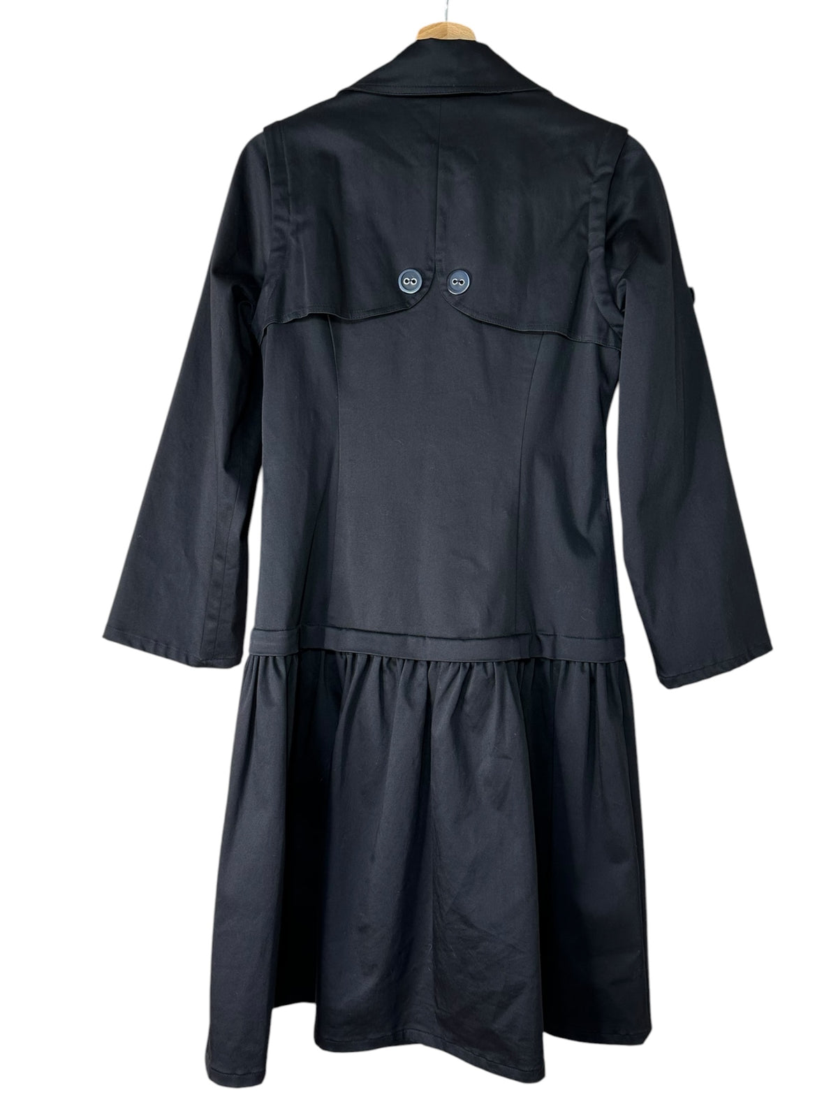 Marni – Trench trasformabile in cotone nero