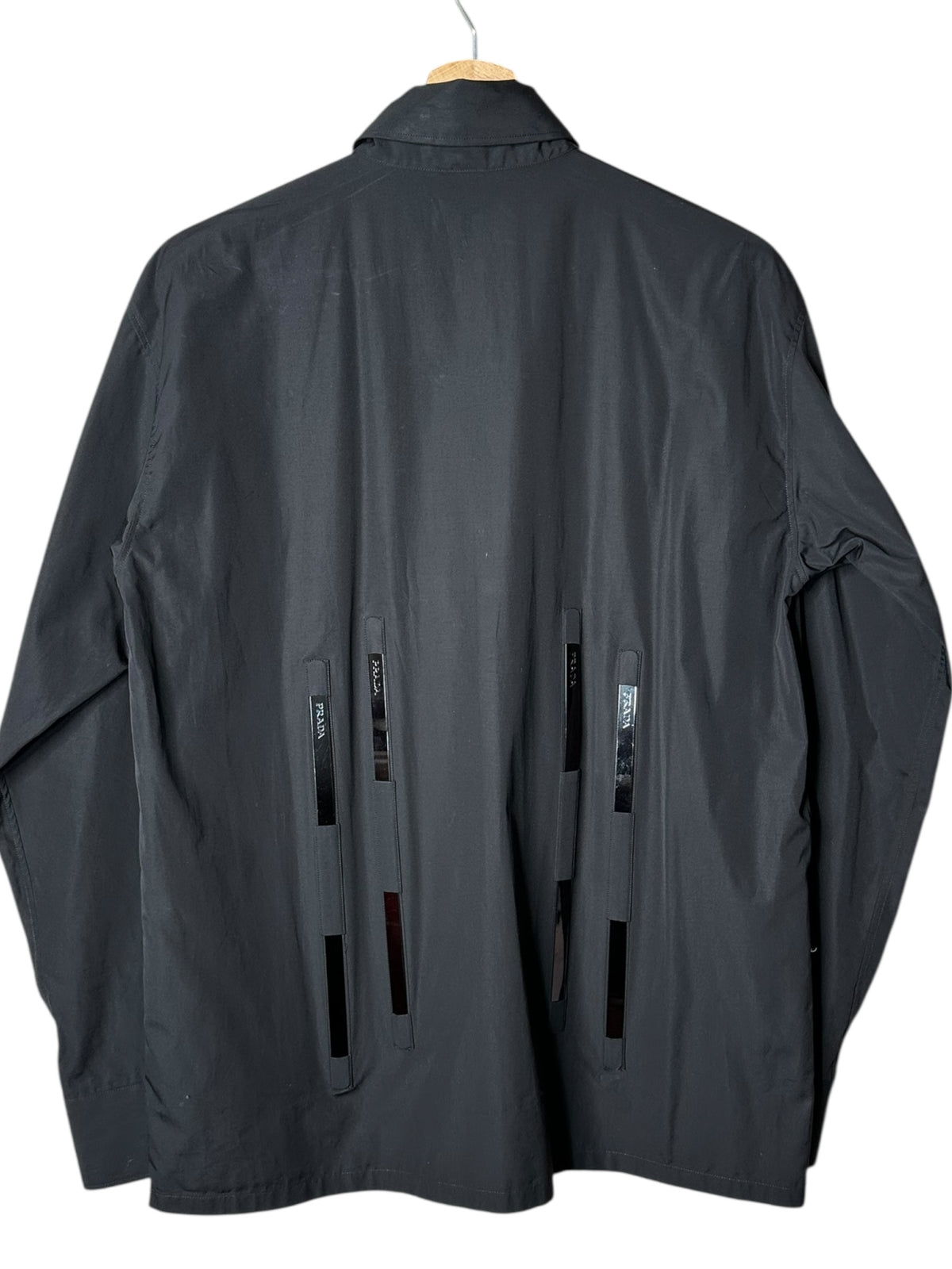 Prada camicia in cotone struttura — foto 9