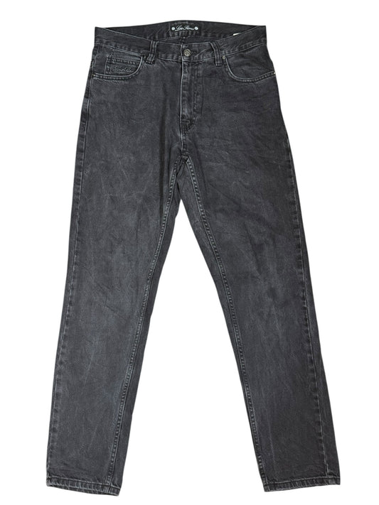 Jeans Loro Piana nero denim 100% cotone W30 L32