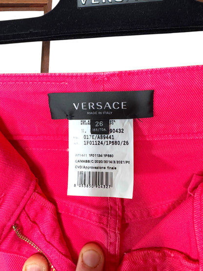 Pantaloni Donna VERSACE a Zampa Rosa – Tg. 26 – Made in Italy