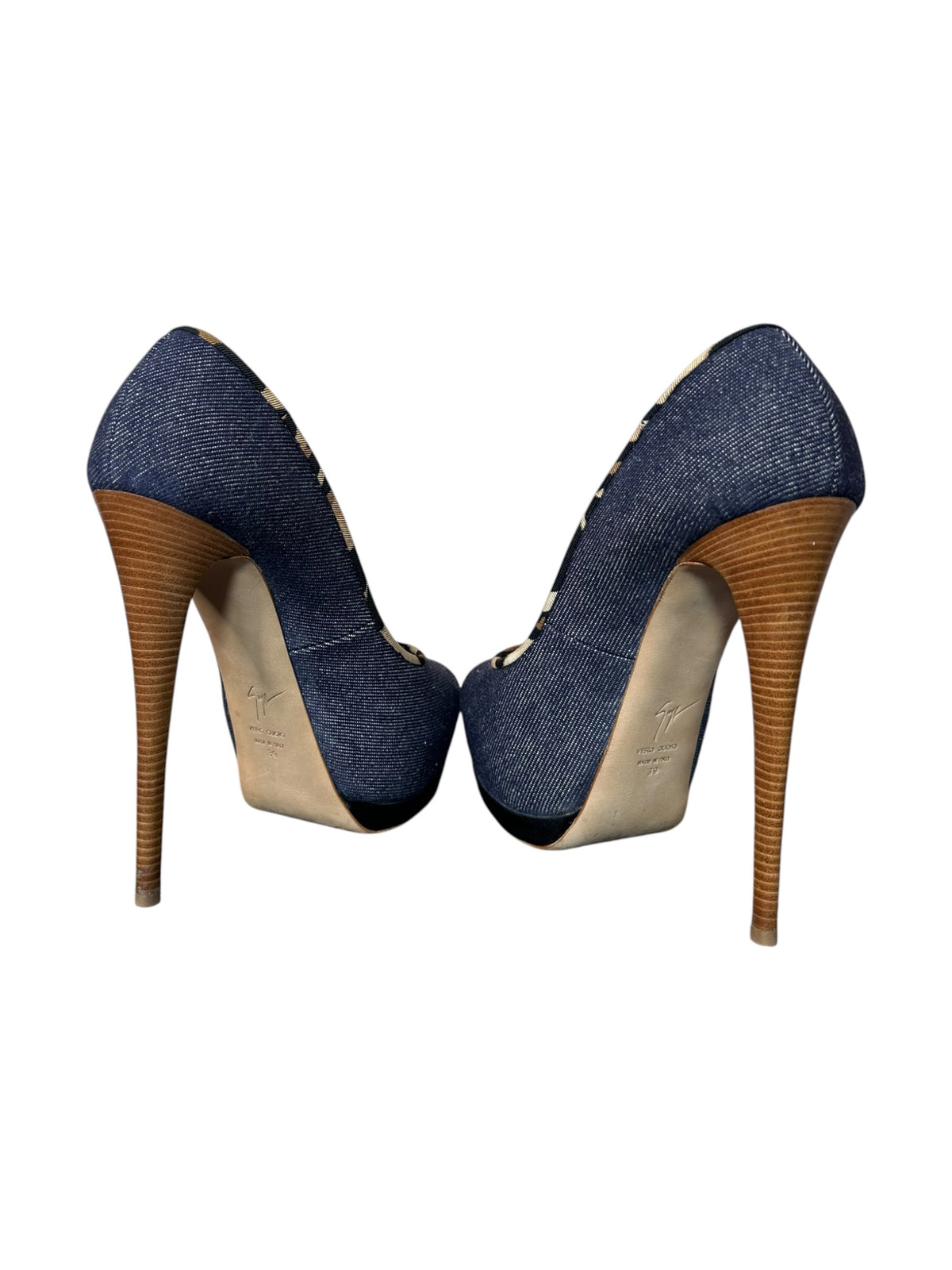 Giuseppe Zanotti décolleté in denim (39)