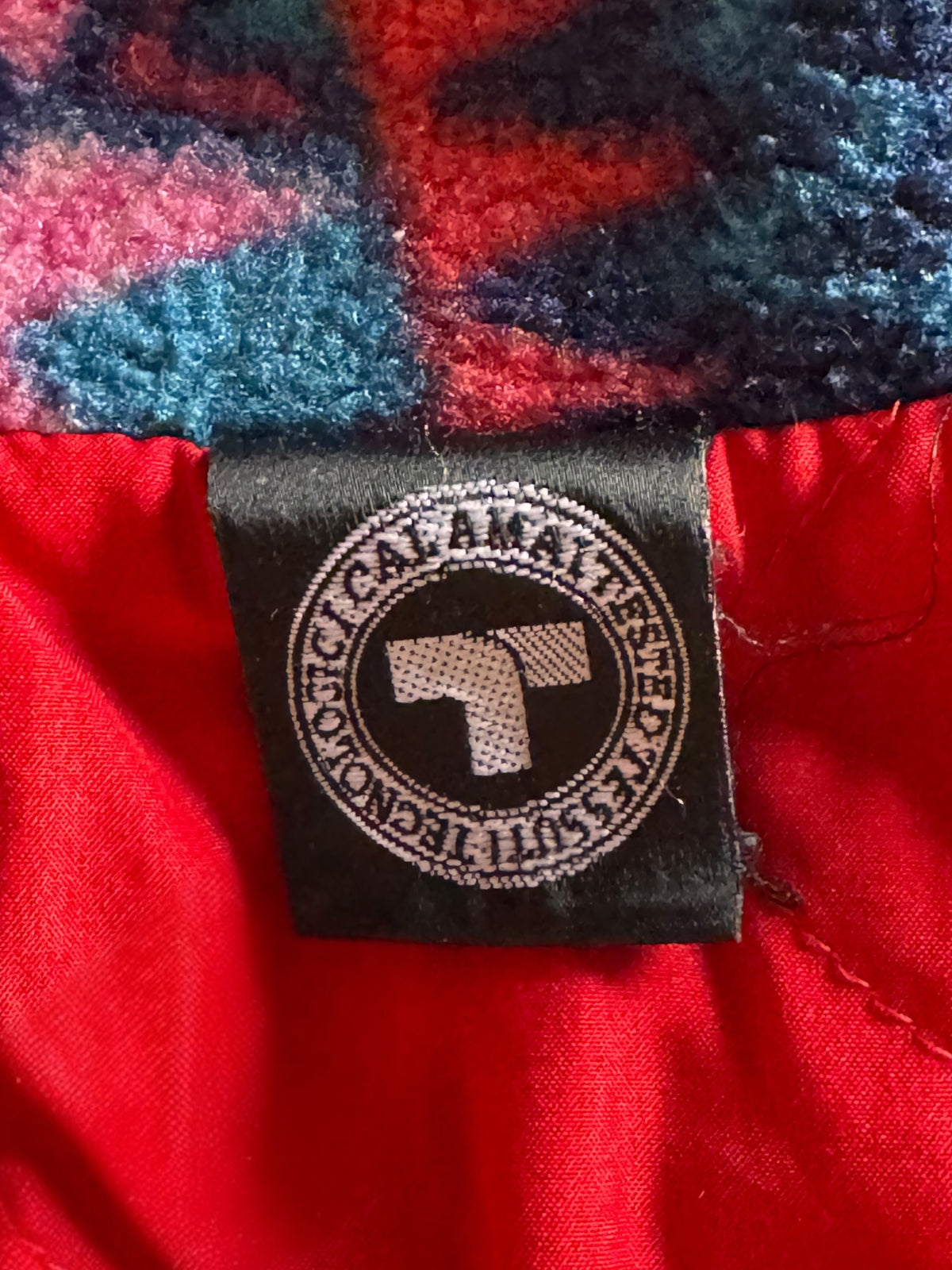 Gilet pile vintage multicolor — foto 4