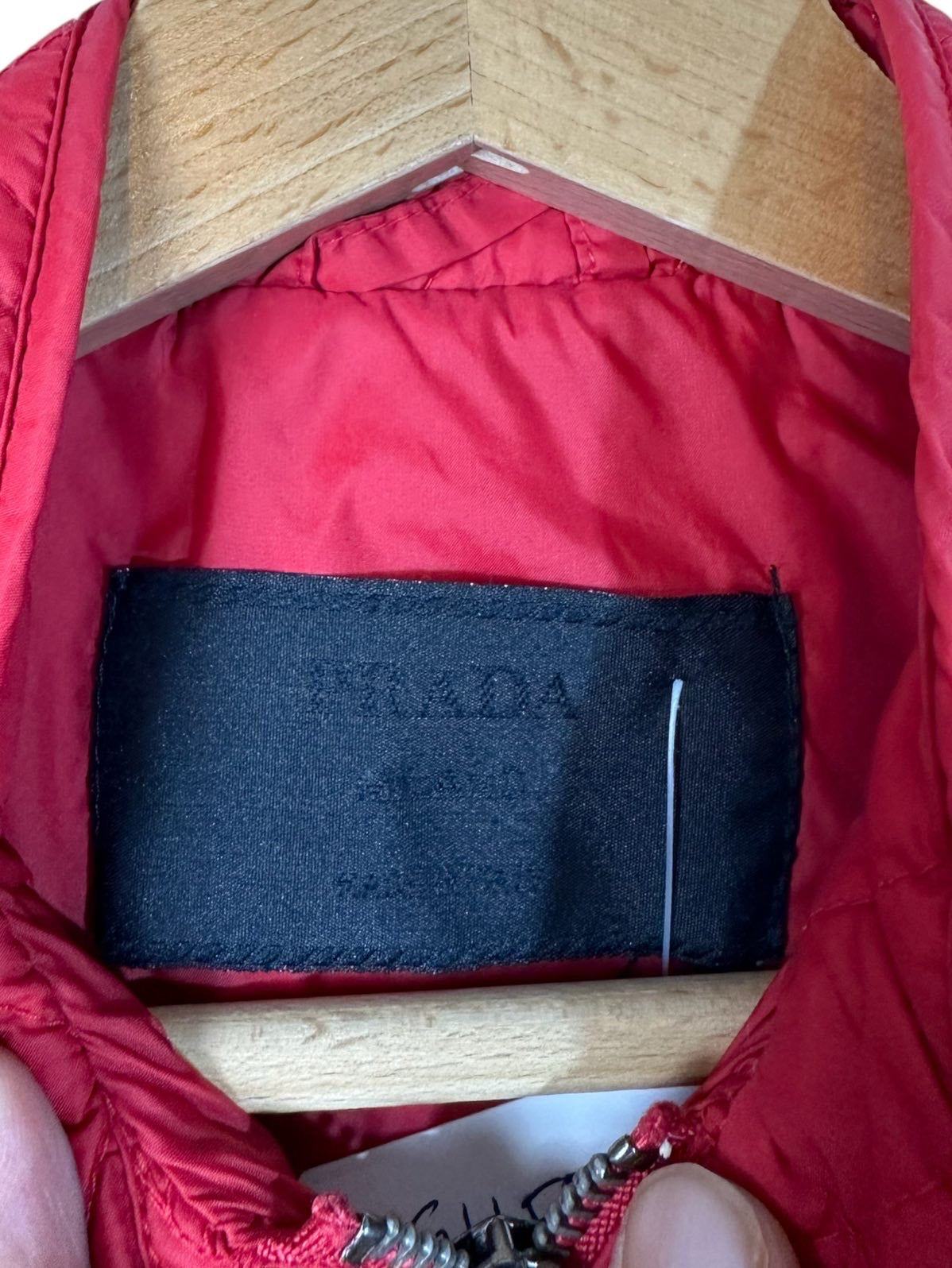 Prada gilet smanicato trapuntato (M)
