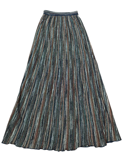 Missoni maxi gonna in lurex (M)