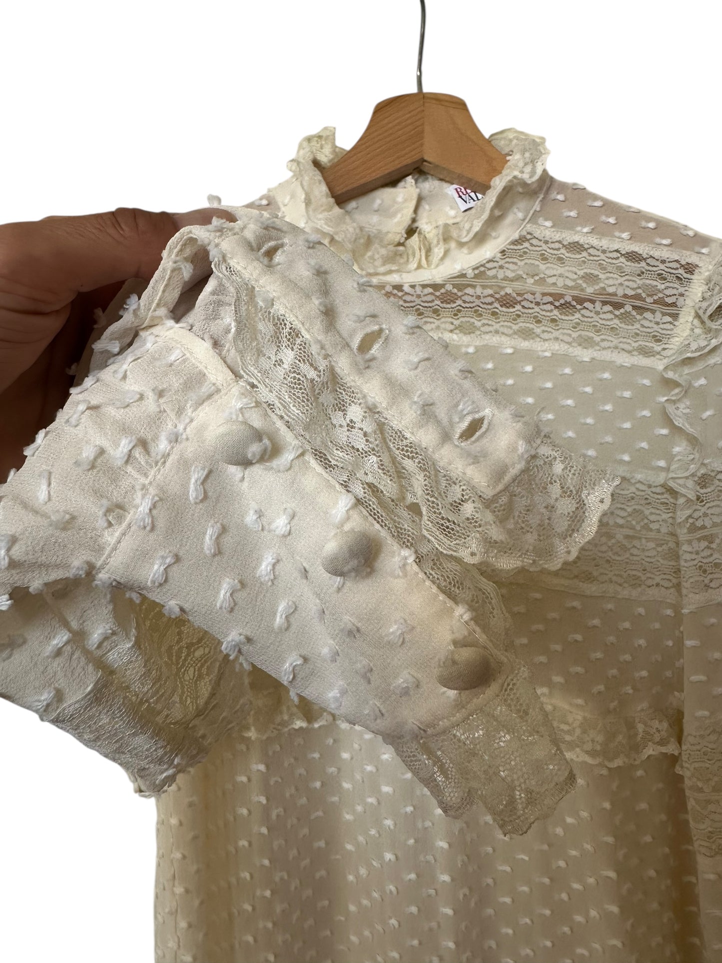 Red Valentino camicia in pizzo (S)